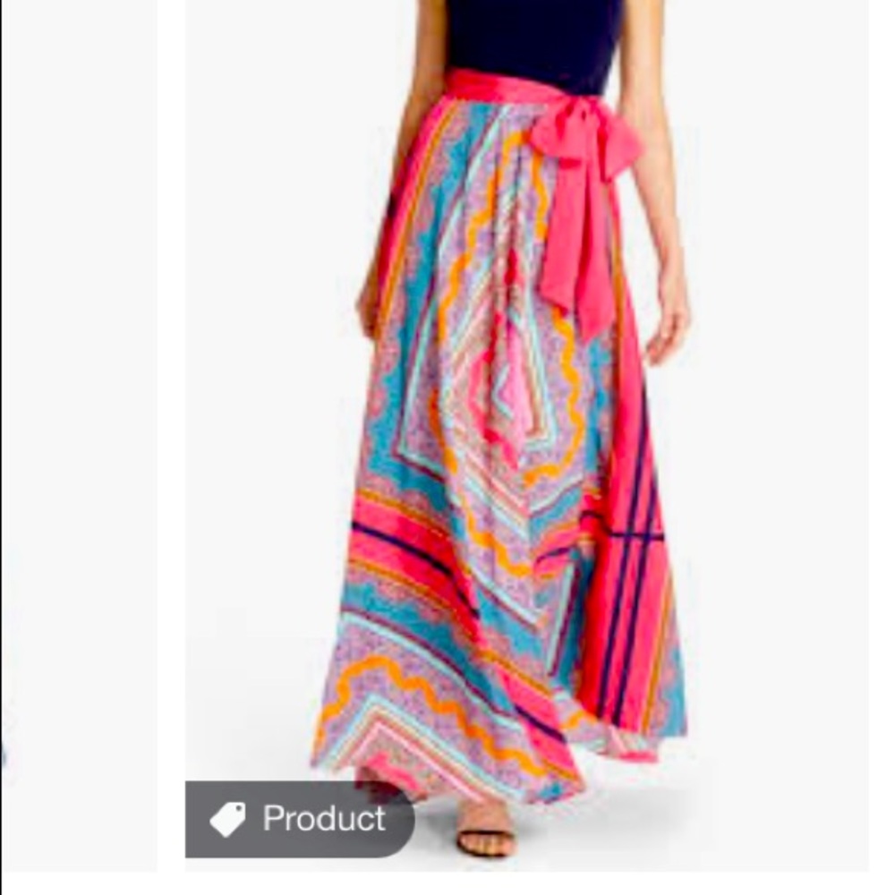 Eliza J Scarf Print Crepe de Chine Maxi Dress